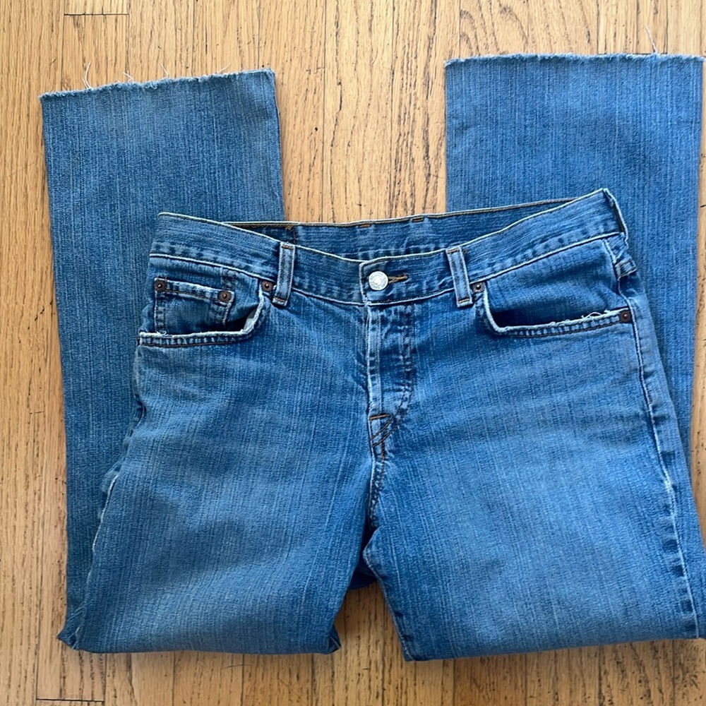 Lucky Brand Easy Rider ankle crop jeans